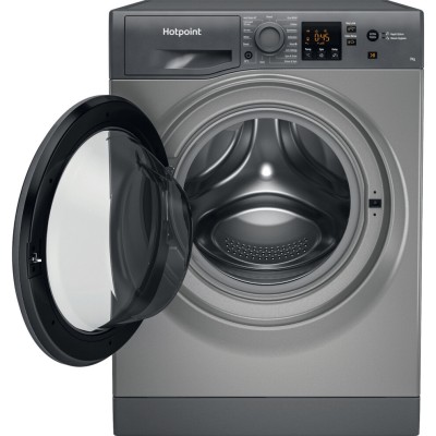 Hotpoint NSWM743UGGUKN 7Kg Freestanding Washing Machine with 1400 rpm - Graphite 